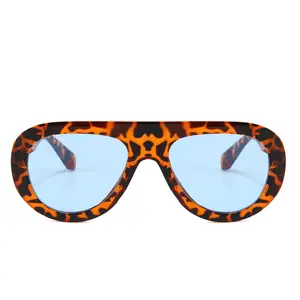 MOSAIC - Flattop Round Aviator Sunglasses