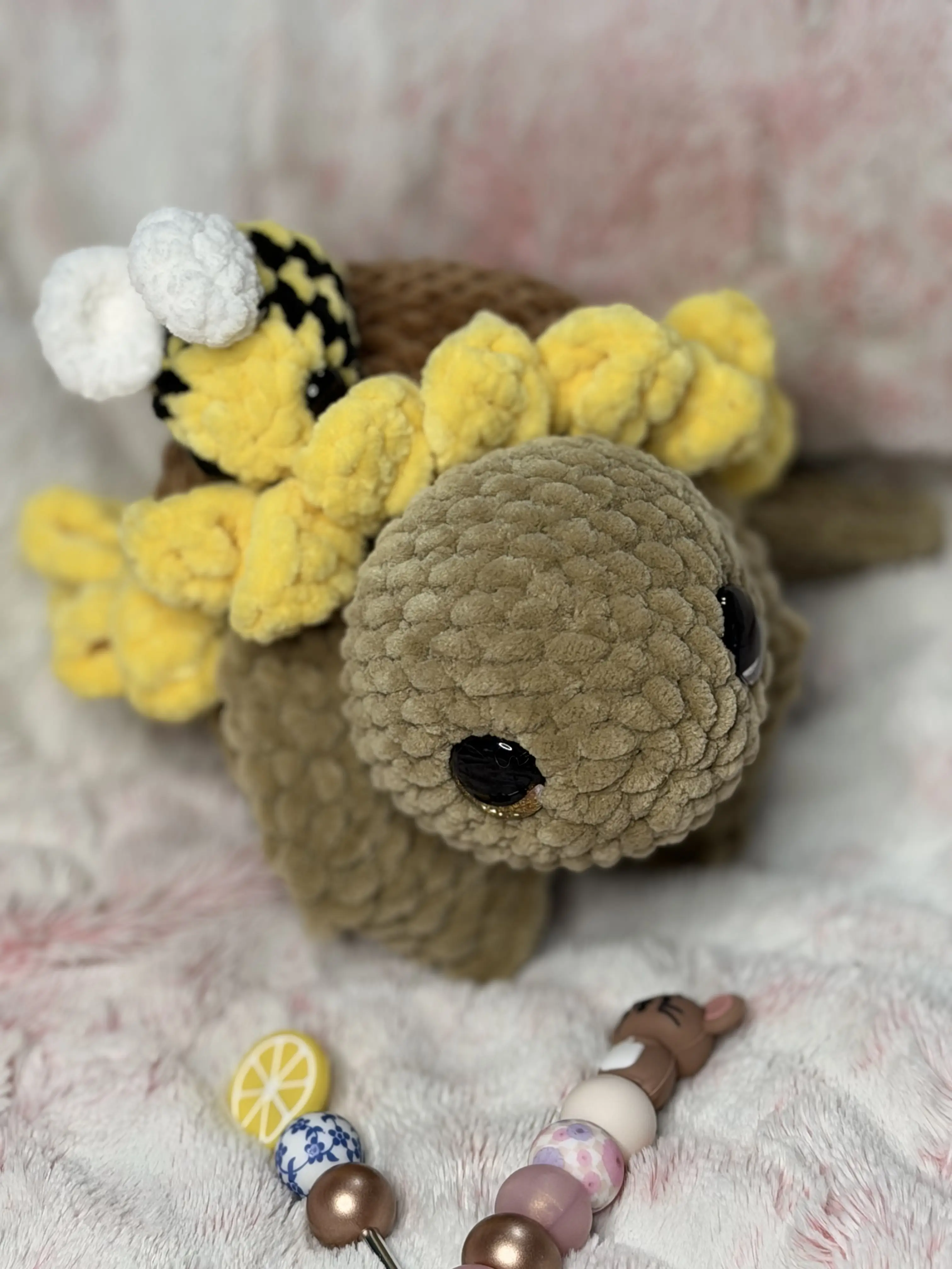 Sunflower Plush Turtle Collectible Toy