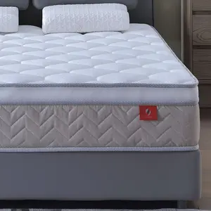 12 Inch Hybrid Memory Foam Mattress Twin/Twin XL/Full/Queen/King Size Mattress,Medium Firm Mattress In a Box King, Mattresses with Pocket Springs for Pressure Relief/Breathable/Motion Isolation, Certipur-Us Certified