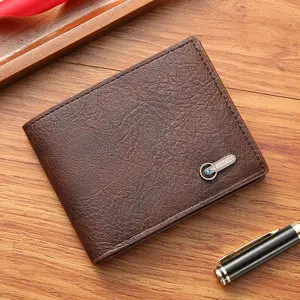Mens Wallets: Slim Wallets for Men with Cardholder and Money Organizer-3, Dark Brown, Modern
