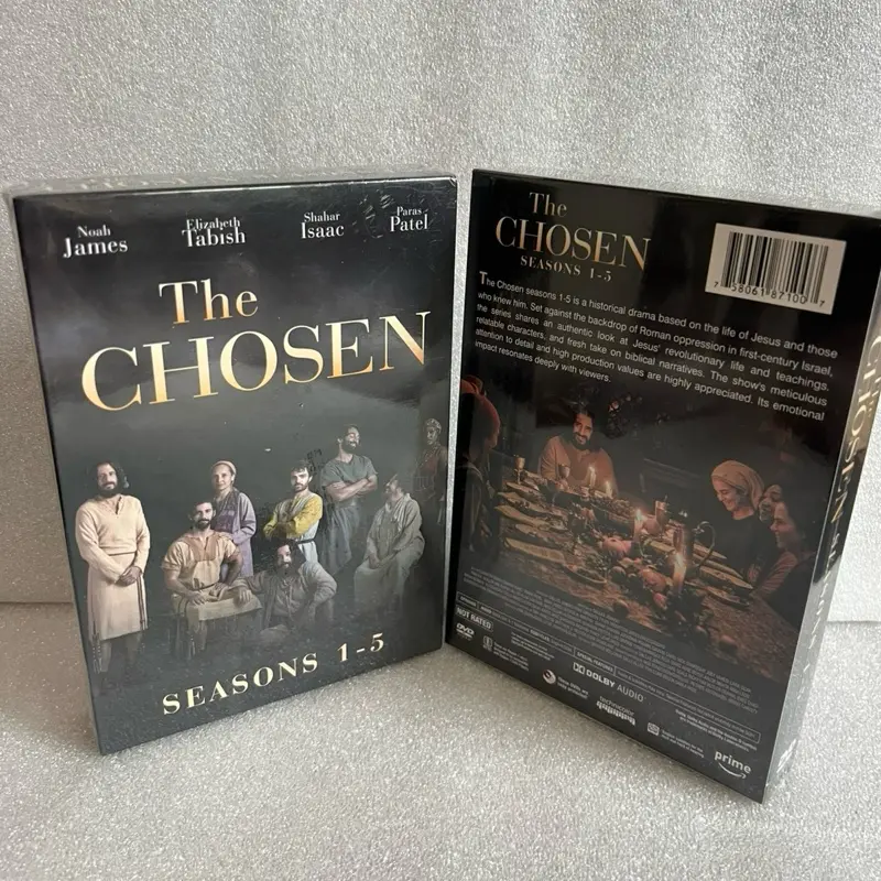 The Chosen Complete TV Series Seasons 1-5 High-Quality Video DVD Set - English Faith-Based Historical Drama, 9-Disc Brand New & Factory Sealed, No Age Restriction, No Warning, Deeply Meaningful, Emotionally Uplifting, Bonus Content