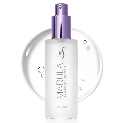 HerStyler Marula Oil Hair Serum 2 Fl. Oz - Anti Frizz Hair Serum with Marula for Straightening - Serum for Silky Smoothing Moisturizing  Haircare