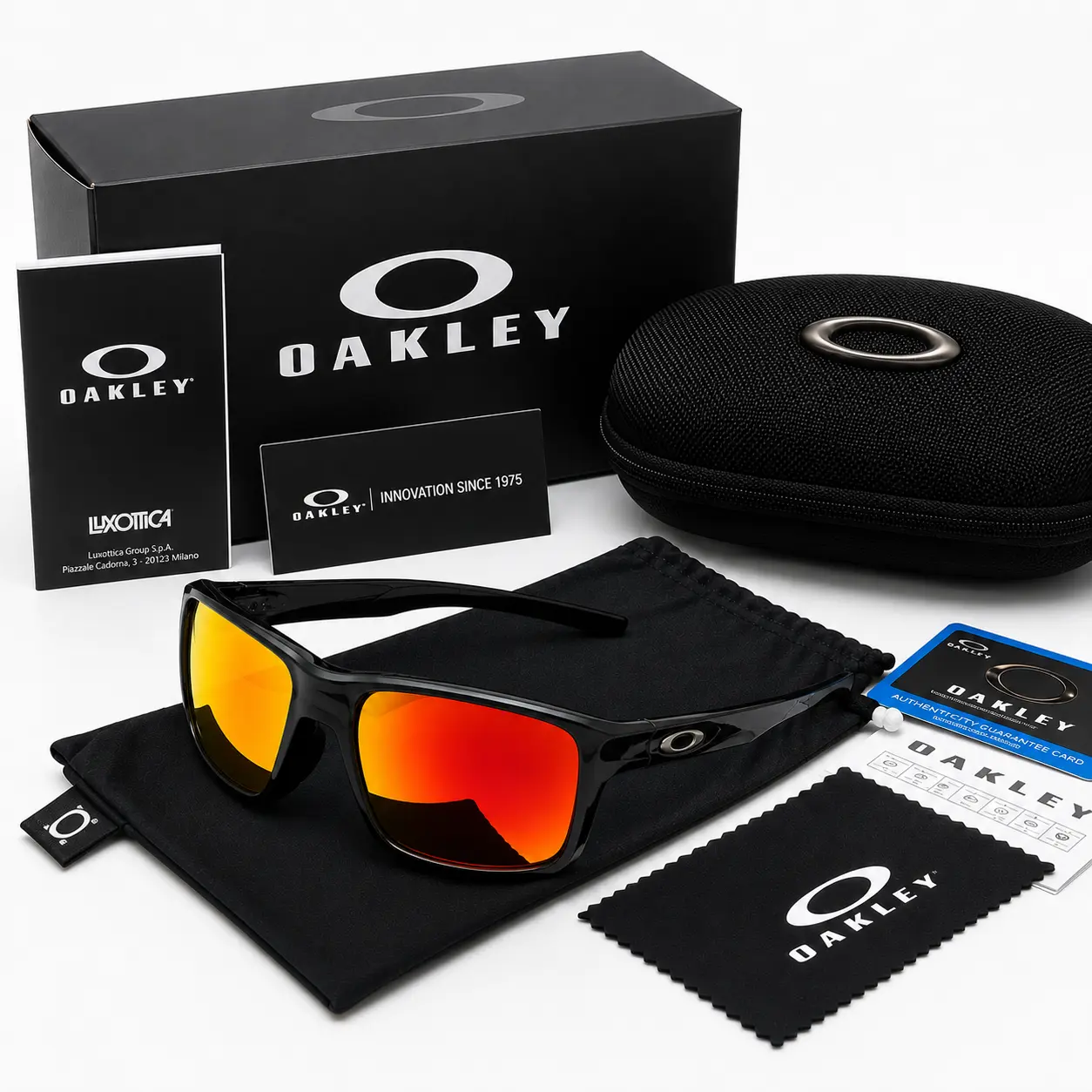 Oakley Rectangle Sunglasses for Men Women Polarized UV400 Outdoor Sports Driving Eyewear