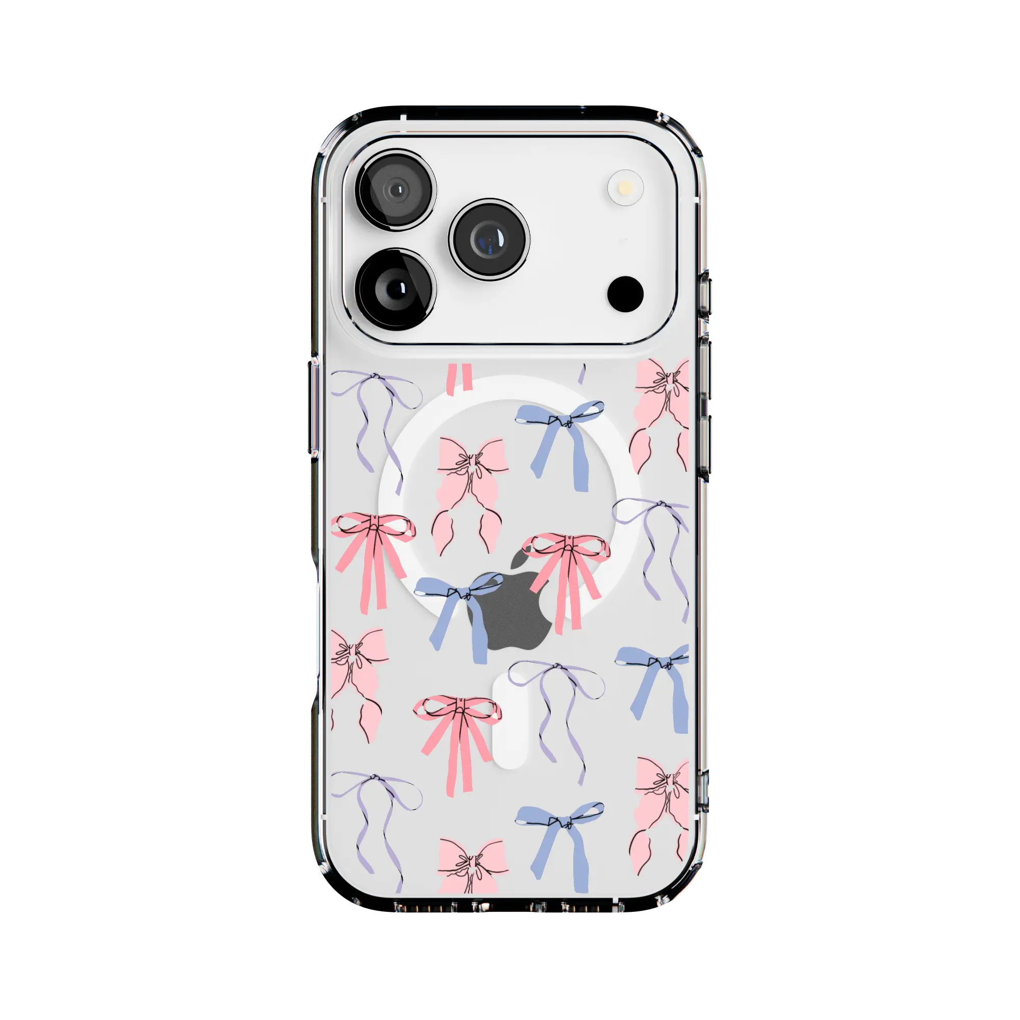 Casely Coquette Girlie | Pastel Bows Clear MagSafe Case
