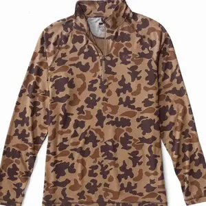 Men’s Cool Rugby 1/4 Zip Shirt | Long Sleeve Athletic Top