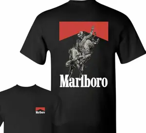 TikTok Shop Deals Marlboro Bone Rodeo Graphic T-Shirt (Viral), summer outfits, classic cotton streetwear