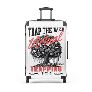 "Trap The Web" Hard-shell suitcase