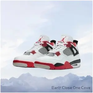 Retro OG Flame Red 2020 White-Red Color Scheme Casual Sports Basketball Shoes - Versatile, Durable, Comfortable (Sports Collectible)