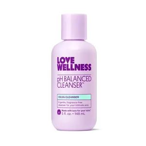 Love Wellness Vula Intimate Cleanser - Fragrance-Free, pH-Balanced Feminine Liquid Wash with Aloe Vera, Calendula for Sensitive Skin - 10 Fl Oz Single Item