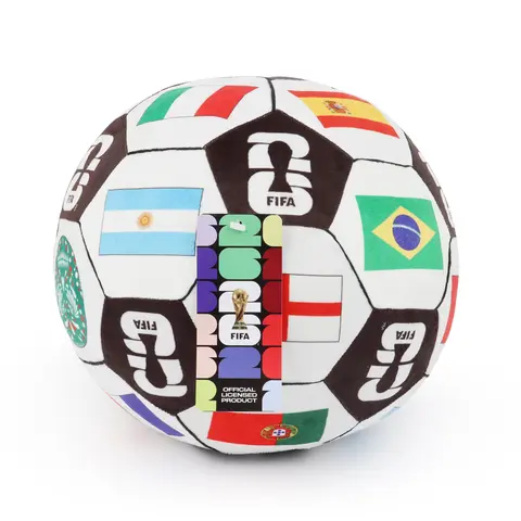 Jay Franco Official Licensed Team USA & Messi 8-in Brushed Fiber Soccer Ball Pillow Buddy - Ultra-Soft, Washable, Durable Stuffed Plushie, Bedroom Decor, Sport Theme Gift