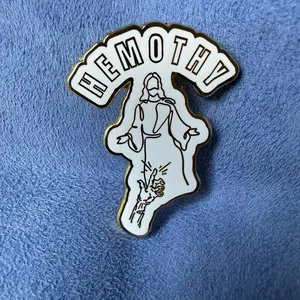 Christian Croc Pin Jibbitz Lapel Pins Fashion Accessories Men Women Jesus HEMOTHY text