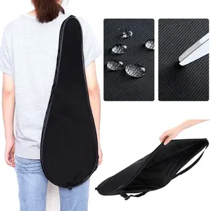 Portable Badminton Racket Bag, Adjustable Shoulder Strap Racket Protector, Outdoor Badminton Sports Dedicated Racket Case
