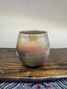 Bizen-yaki Round Belly Mug