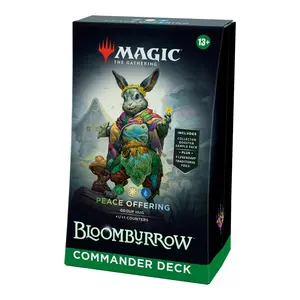 Magic: The Gathering Bloomburrow Commander Deck - Peace Offering (100-Card Deck, 2-Card Collector Booster Sample Pack + Accessories)