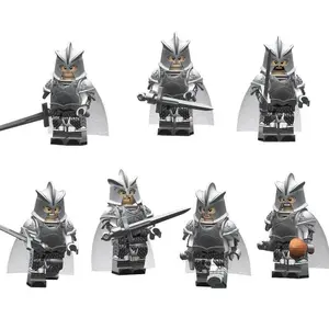 Cross-border KT1019 Song of Ice and Fire Medieval Warrior building block minifigure small particle toy XP131-137