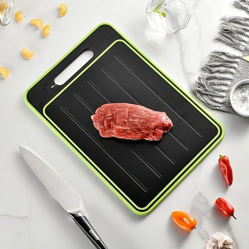 1 piece, cutting board, Kitchen chopping board, quick thawing tray, double-sided cutting board, frozen meat thawing tray, thawing board, thawing tray, kitchen utensils and kitchen accessories, Kitchenware