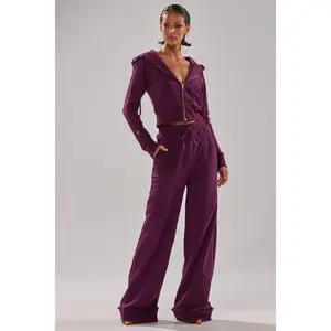 SHE'S GONE, YOU'RE FINE WIDE LEG JOGGER