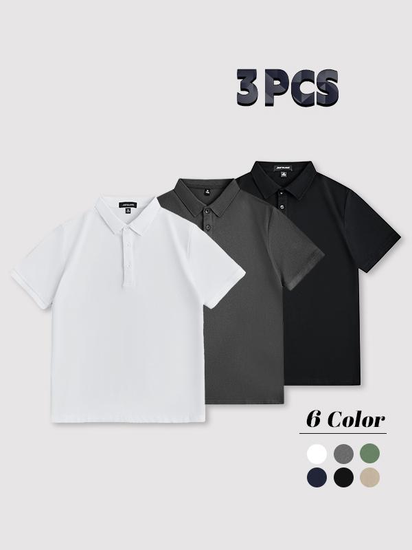 Street fashion soft and comfortable casual loose half sleeved summer men's polo simple and fashionable street top