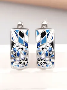 Beautiful Copper Earrings Set for Women, Punk Style Party Accessories Jewelry Gift, All Seasons Fashionable Design