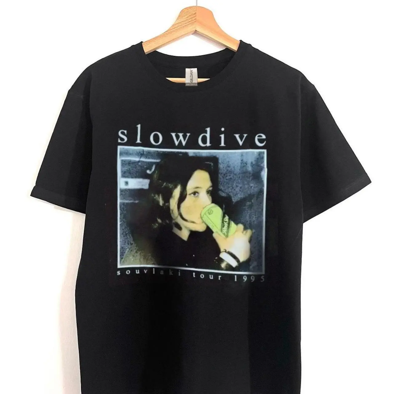 Gildan Men's Slowdive Souvlaki Tour 1995 T-shirt
