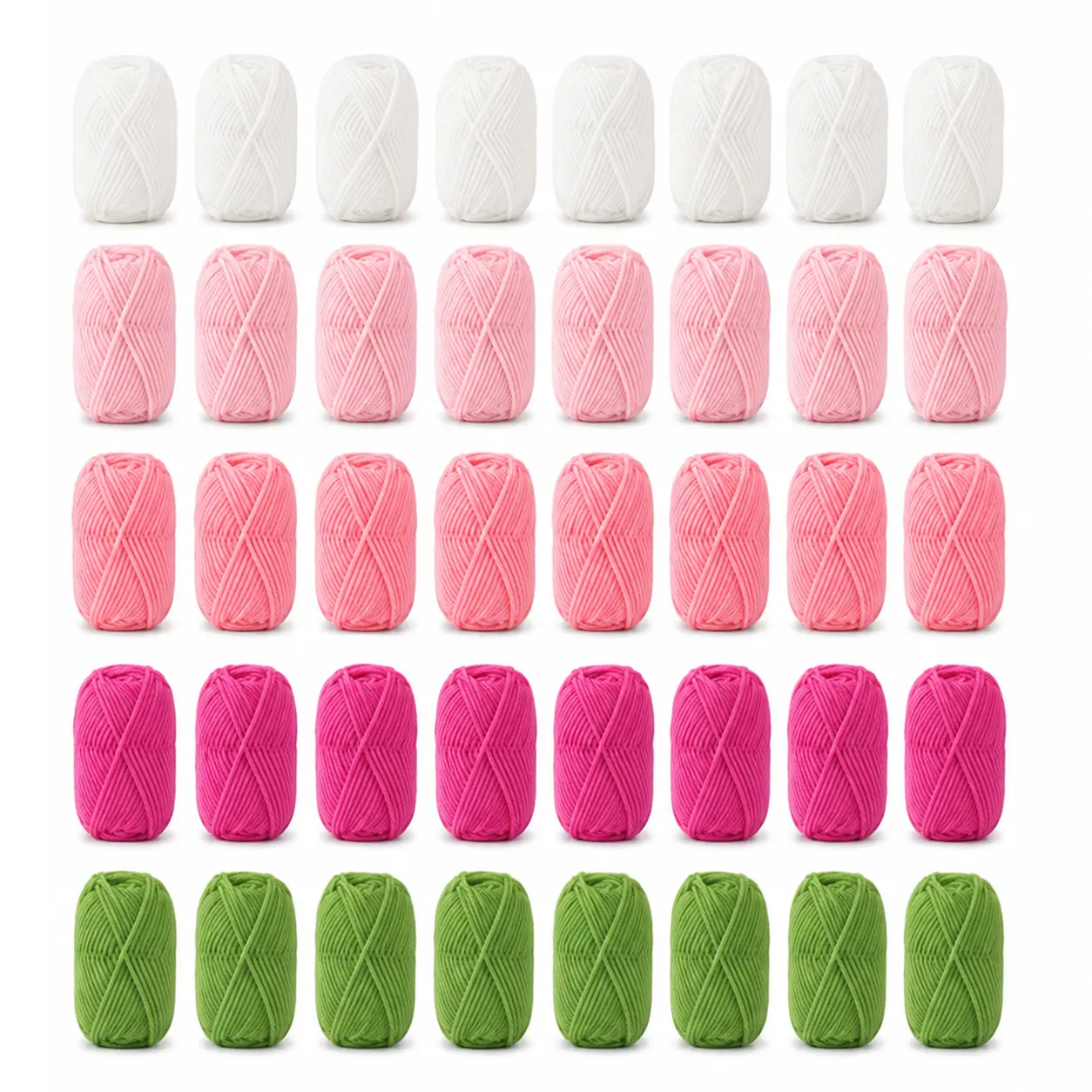 40 Skeins 100% Acrylic Yarn Pack, 1000g Soft Multicolor Crochet & Knitting Yarn for Amigurumi and Granny Squares with Hooks, Needles & Stitch Markers