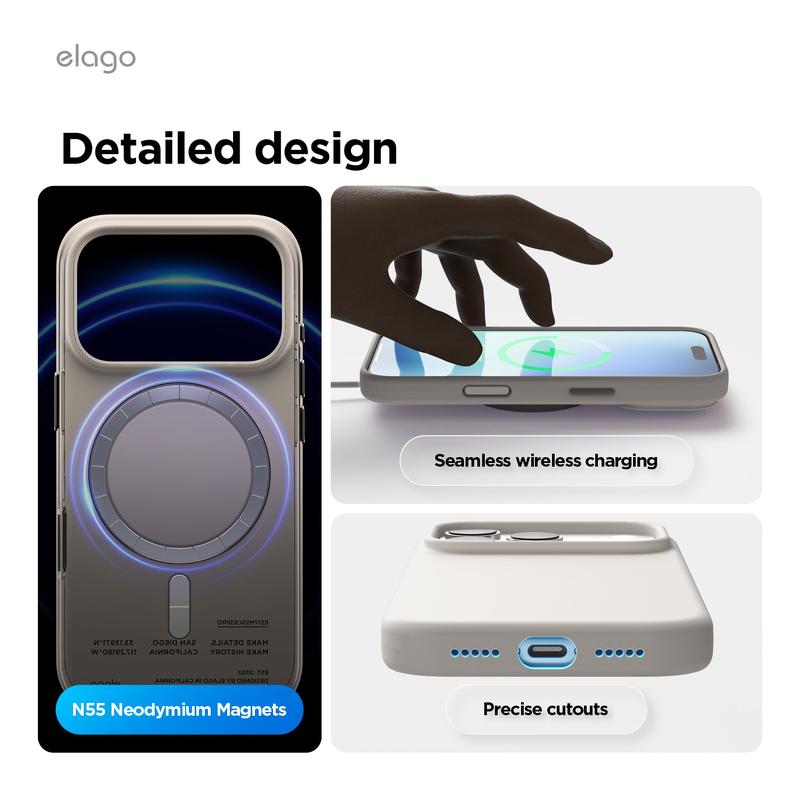 elago Magnetic Silicone Case for iPhone 17 Pro elago Magnetic Silicone Case for iPhone 17 Pro
