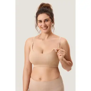 Momanda Ribbed Scoop Nursing Bralette