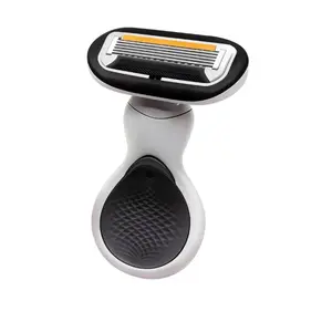 Men's Manual Razor for Intimate Area Hair Removal - Anti-Scratch Grooming Tool