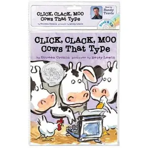 USED-Click, Clack, Moo: Cows That Type/ Book and CD [With CD (Audio)] by Cronin, Doreen (Paperback)