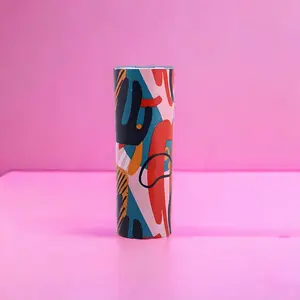 Eclat finds 20 oz skinny Tumbler ,stainless steel insulated slim Tumbler with Lid