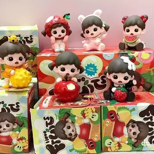 Strawberry Fruit Blind Box, Trendy Toy Gift, PVC Material Figurine Decoration, Holiday & Birthday Present, Car Office Collection Series, Sealed Hobby Box, Blind Bag, Celebration Box