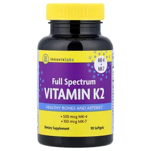 InnovixLabs Vitamin K2, Full Spectrum, 90 Softgels