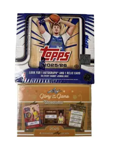 PYD Break - 25/26 Topps Flagship Jumbo Hobby Box , 400 cards with 1 auto and 1 Relic Card + 2025 Glory of the Game Basketball -  4 autograph or game used relic cards per box
