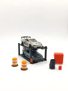 1:64 Starter Bundle – PopWick Garage Line – Hot Wheels & Matchbox Diorama Set – Diecast Accessories Cars NOT Included