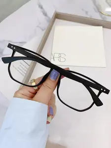 Square Frame Eyeglasses, Anti-blue Light Ultra-light Glasses Frame, Fashion Eye Protection Glasses for Men & Women
