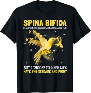 Spina Bifida Is A Journey I Never Planned Or Asked For T-Shirt - Luciaodrioz Shop 43B09ZHQK6C2