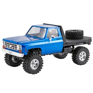 FairRC 1/18 FCX18S K10 S Flatbed Classic Mod RTR Blue Remote Control Dump Truck High Performance Toy for Kids & Adults