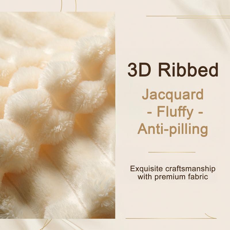 Raybee Soft Throw Blanket for Couch- Cozy Blanket for Women,Portable Cute Fleece Blanket for Girls,Holiday Birthday Gifts for Family, Room Home Boho Fall Decor,Bedroom,Travel,Camping,Office