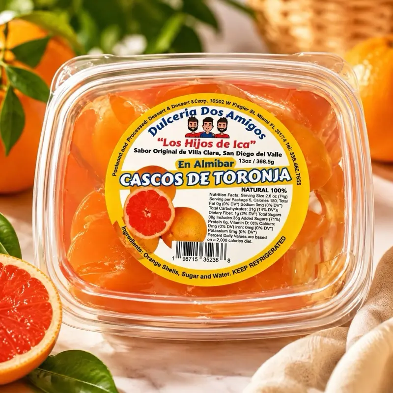 Cascos de Toronja en almibar