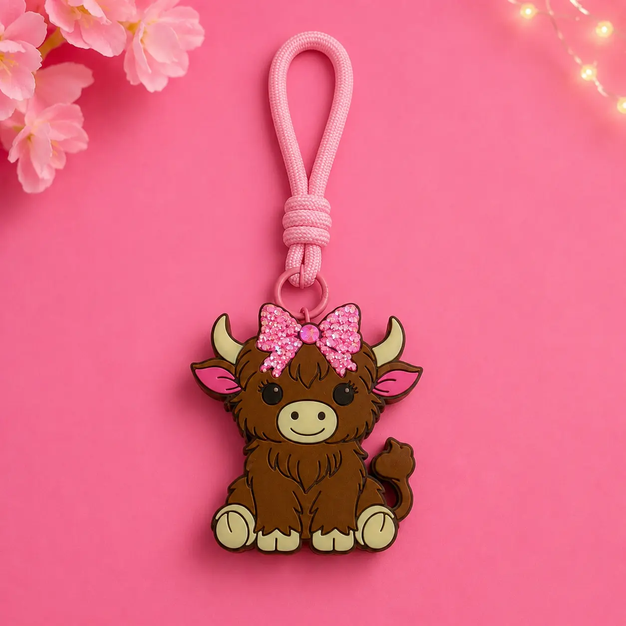 ✨ The Cutest Coin Holder Keychain You’ll Ever Own! 🩷🐮