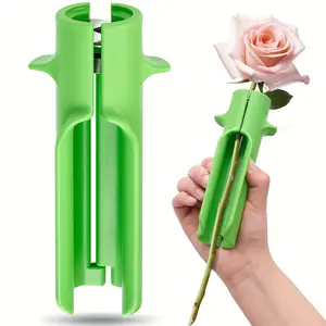 1 Pc Rose Thorn Stripper Tool Thorn Remover for Roses Leaf Stripper Tool leaf stripping function Flower Cleaner Cutter to Removal Leafs for Home Flower Shop Gardening Floral Arrangements