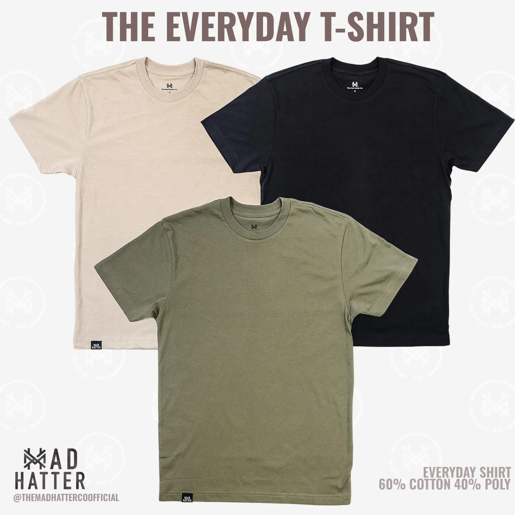 The Everyday T-Shirt MadHatter's Soft Premium Fitted True to Size Tee