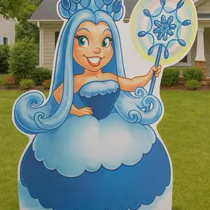 Queen Frostine Candy lane cutout party prop birthday party decorations.