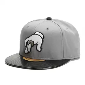 European and American vinyl record finger hat adult trendy hip-hop flat-brimmed sun hat