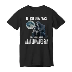 Otro dia mas sin hablarle a la del gym_ Calacas chidas gym T-shirt Unisex Heavy Cotton