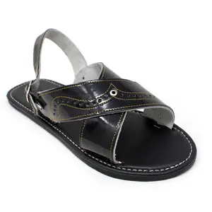 "Hernando" Men's Cruzado Huaraches - Black