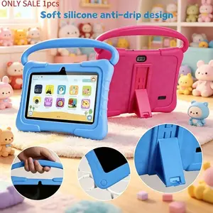 2026 New 7-Inch Android Learning Tablet, Shockproof Case, 1gb+16GB, Wi-Fi, Parental Control, Dual Cameras, Bluetooth-compatible, Education, Blue/, Eye Protection, Gift