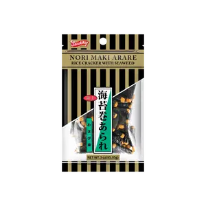 SHIRAKIKU Japanese Wasabi Flavored Seaweed Snacks - Crispy Nori Rolls, 85g - New Arrival