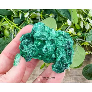 Velvet Malachite Cluster – 114g Natural Crystal for Heart Healing, Transformation & Protection