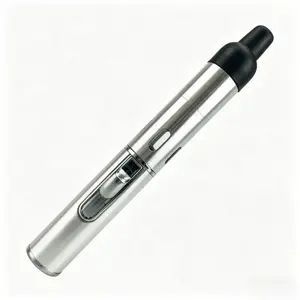 Slim Pen Shaped Windproof Torch Lighter| Refillable Metal Jet Flame Lighter| Portable Pocket Lighter for Camping BBQ Emergency & Daily Use Butane-free